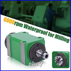 1.5KW BT30 Spindle Unit Drilling Milling Boring Power Head CNC Machine 6000rpm