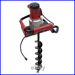 1.6HP 192rpm Powerful Electric Corded Digger Post Hole Auger 2 Drill Bit 1500W