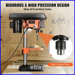 10-Inch 5-Speed Benchtop Drill Press Cast Iron Drill Press 3.2A
