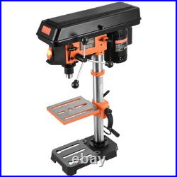 10-Inch 5-Speed Benchtop Drill Press Cast Iron Drill Press 3.2A