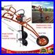 11 Bit Post Hole Digger Gas Powered 63cc 3hp Hand Push Earth Auger Ground Drill