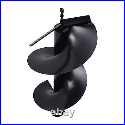 11 Bit Post Hole Digger Gas Powered 63cc 3hp Hand Push Earth Auger Ground Drill