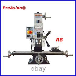 110V Micro Horizontal Drilling & Milling Lathe 1100W Brushless Motor Max 2250rpm