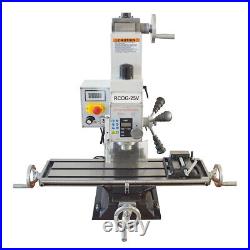 110V RCOG-25V Precision Mill/Drill Bench Top Mill and Drilling Machine R8