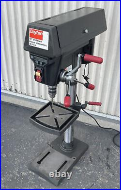 12 DAYTON DRILL PRESS, MODEL 5PHC5, 245-3386 RPM, 1/3 HP MOTOR withscale