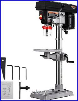 13 Benchtop Drill Press 7.5A 288-3084RPM Tabletop Drilling Machine 0-45°Tilting