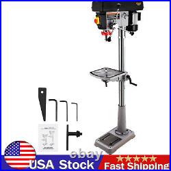 15 in Floor Drill Press Cast Iron Pure Copper Motor 288-3084RPM Variable Speed