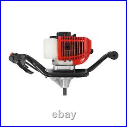 2-Stroke Gas Powered Hole Digger Motor 2HP 52CC Digging Drilling Engine