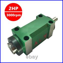 3000 rpm CNC MT2 Power Head Spindle Motor Drilling Milling Tapping Spindle Unit