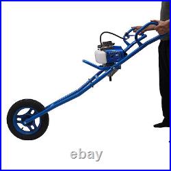 3HP Post Hole Digger Gas-Powered Earth Auger Borer Ground Drill Wheelbarrow Yard