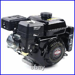 4-Stroke 212CC Electric Start Horizontal Gas Powered Engine Motor Black