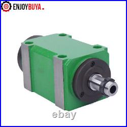 6000rpm BT30 5 Bearing CNC Drilling Power Head Milling Spindle Unit Waterproof
