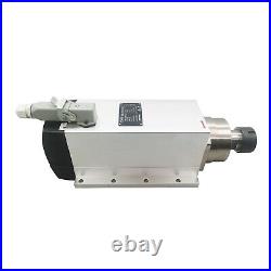 6KW Square Air Cooled Spindle Motor CNC Milling Machine 18000rpm 220V ER32