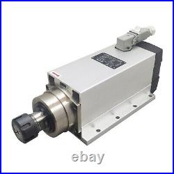 6KW Square Air Cooled Spindle Motor CNC Milling Machine 18000rpm 220V ER32