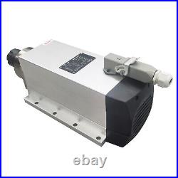 6KW Square Air Cooled Spindle Motor CNC Milling Machine 18000rpm 220V ER32