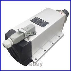 6KW Square Air Cooled Spindle Motor CNC Milling Machine 18000rpm 220V ER32