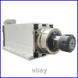 6KW Square Air Cooled Spindle Motor CNC Milling Machine 18000rpm 220V ER32