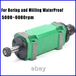 750W 5000-6000RPM ER20(60) Power Head Spindle For CNC Mechanical Boring Drilling