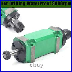 750W ER20 3000rpm Spindle Unit Power Head for CNC Milling Machine Waterproof US