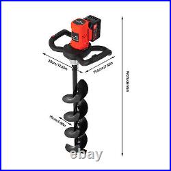 750W Electric Post-Hole Digging Machine Digging Tool+Drill Bit 150mm 0-260rpm US