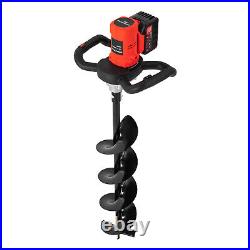 750W Electric Post-Hole Digging Machine Digging Tool+Drill Bit 150mm 0-260rpm US