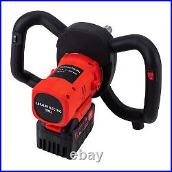 750W Electric Post-Hole Digging Machine Digging Tool+Drill Bit 150mm 0-260rpm US