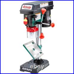 8 In. 5 Speed Benchtop Drill Press with 1/16 In. 1/12 In. Chuck Woodworking Tool