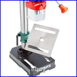 8 In. 5 Speed Benchtop Drill Press with 1/16 In. 1/12 In. Chuck Woodworking Tool