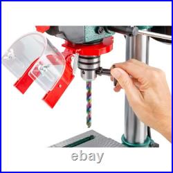 8 In. 5 Speed Benchtop Drill Press with 1/16 In. 1/12 In. Chuck Woodworking Tool