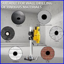 8'' Wet & Dry Diamond Core Drill Machine Concrete Core Drill Rig 2500W 750RPM