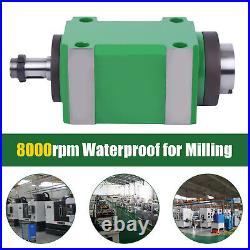 8000rpm BT30 Spindle Unit CNC Drilling Milling Power Milling Head 2HP Green