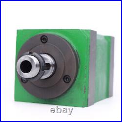 BT30 2HP Drilling Power Head Milling Spindle Unit Waterproof 5 Bearing CNC 1.5KW