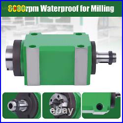 BT30 5-Bearing 6000 rpm CNC Drilling Power Head Milling Spindle Unit Waterproof