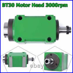 BT30 Power Head Spindle Unit Motor Boring Milling Drilling Machine 30008000rpm