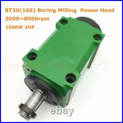 BT30 Power Head Spindle Unit Motor Boring Milling Drilling Machine 30008000rpm