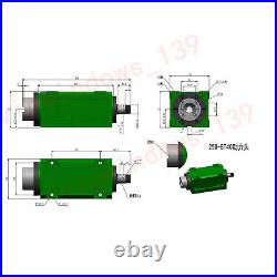 BT40 Power Head Spindle Motor 3000RPM Drilling Milling Tapping Spindle Unit CNC
