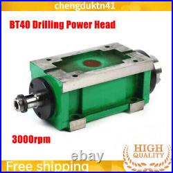 BT40 Spindle Unit Power Milling Head 3000rpm CNC Drilling Power Waterproof Unit