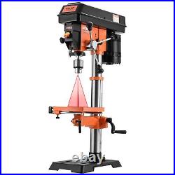 Benchtop Drill Press For Woodworking 12 in 580-3200 RPM 5 Amp 120V Variable Lase