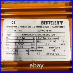 Benteler Drill Motor Servo Motor D-0310.200. AX80, HSDPKRI-0325.06100.00