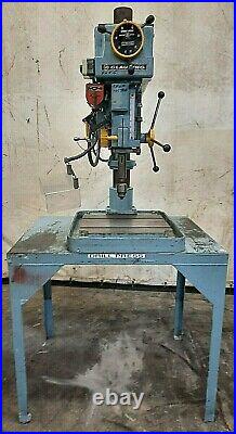 CLAUSING DRILL PRESS WithPHAS 3 MOTOR, 1800 RPM, 220 VOLTS, 4.6 AMPS, 6 TRAVEL
