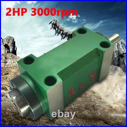 CNC MT2 Power Milling Head Spindle Motor Drilling Tapping Spindle Unit 3000 rpm