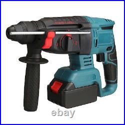 Cordless hammer drill 18V 1400 rpm brushless copper motor 4 modes for drilling