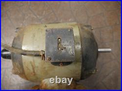 Delta Repulsion Start Electric Motor 3/4 HP 1750rpm 110volt Dual Shaft Works 1ph