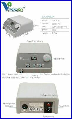 Dental Brushless Micromotor Polisher with 50K RPM Handpiece G800 US STOCK