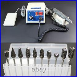 Dental Electric Micromotor Polisher 35K RPM MARATHON Handpiece+10Drills Dentist