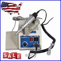 Dental Lab MARATHON 35K RPM Handpiece Electric Micro motor Polisher+ 10Drills