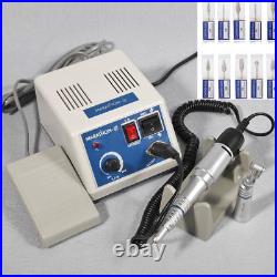 Dental Lab MARATHON 35K RPM Handpiece Electric Micro motor Polisher+ 10Drills