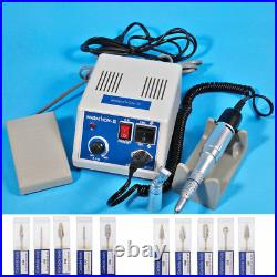 Dental Lab MARATHON 35K Rpm Handpiece Electric Micro motor+10Drills Burs HP2.35
