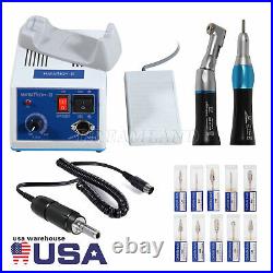 Dental Lab MARATHON 35k Rpm Handpiece Electric Micro motor 10Drills Black ZTY