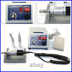 Dental Lab MARATHON 35k Rpm Handpiece Electric Micro motor+10Drills Burs N3 US